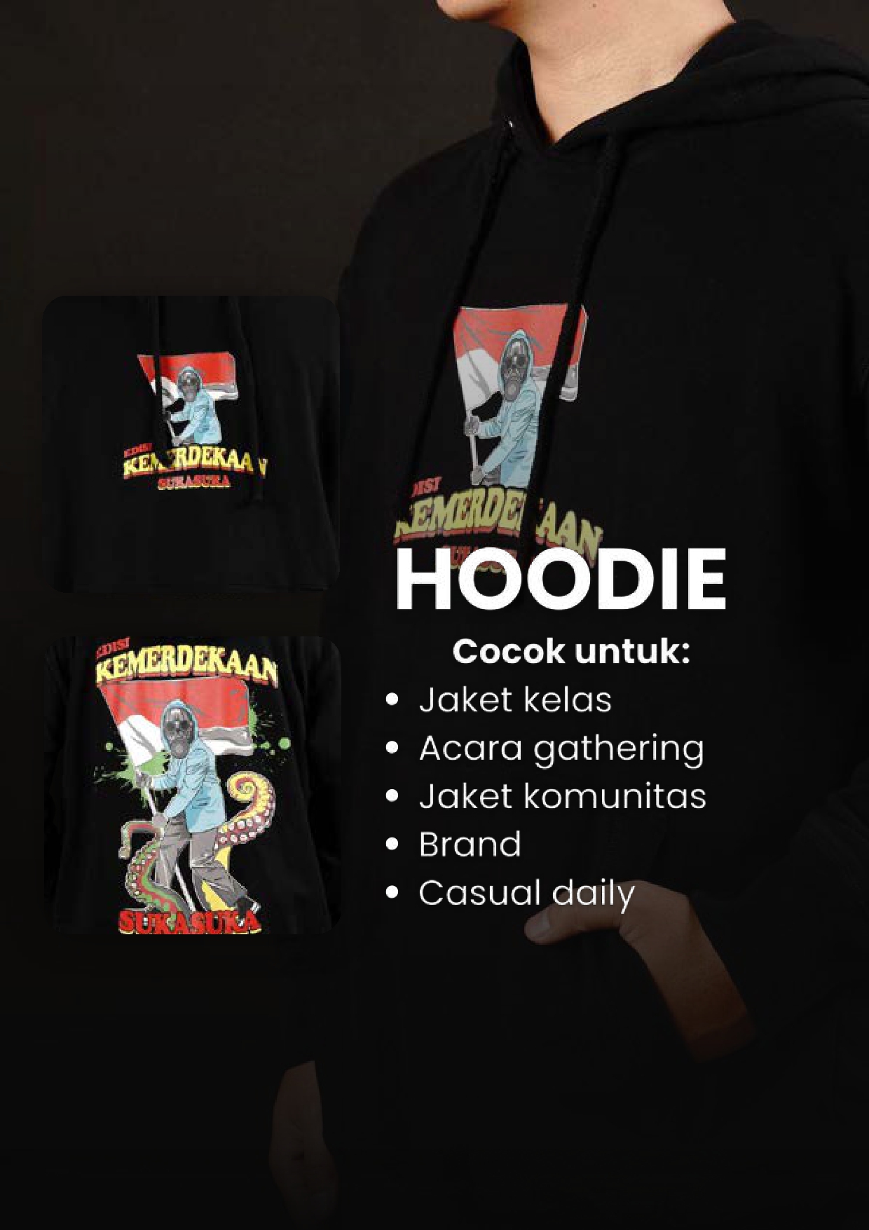 Hoodie Oxford Premium