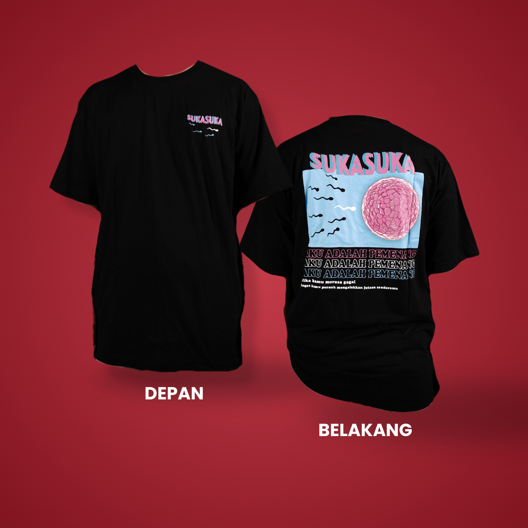 SHIRT SUKA SUKA "AKU ADALAH PEMENANG" - Gambar 3